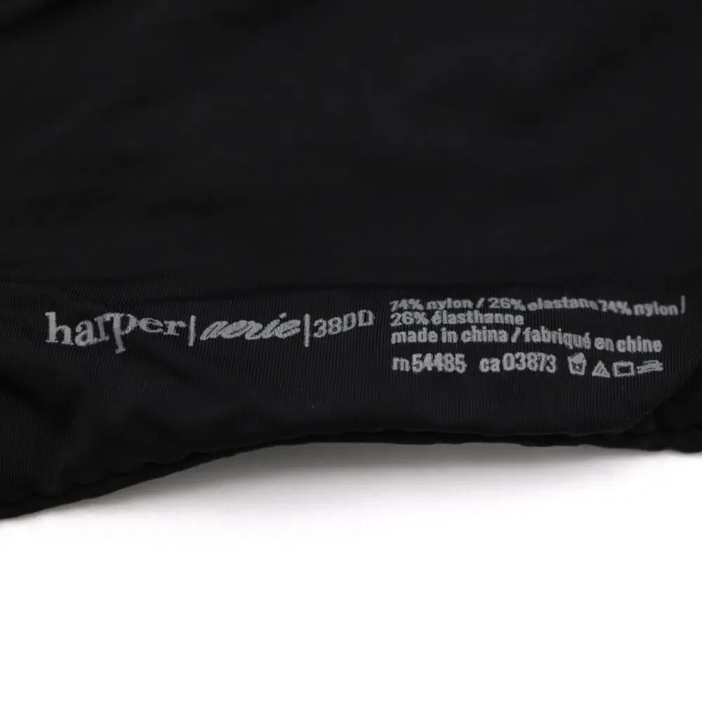 Aerie Harper Bra Womens Size 38DD Underwire Black Classic Padded T-Shirt‎ - Picture 4 of 5